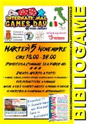 «BIBLIOGAME» INTERNATIONAL GAMES DAY AT YOUR LIBRARY ITALIA