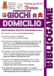 «BIBLIOGAME» GIOCHI A DOMICILIO #IOGIOCODACASA