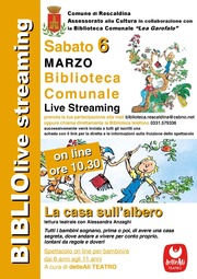 BIBLIOLIVE STREAMING - «LA CASA SULL'ALBERO» LETTURA TEATRALE